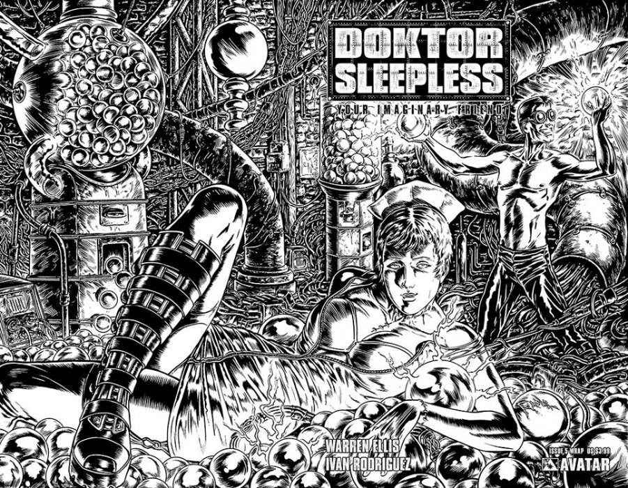 Doktor Sleepless (2007) #5 (Wraparound Cover)