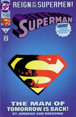 Superman (1987) #78 (Die-Cut Cover)