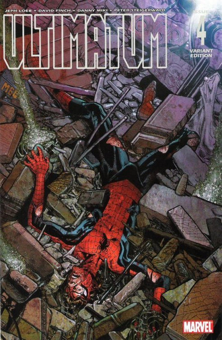 Ultimatum (2008) #4 (Peter Parker RIP Variant)