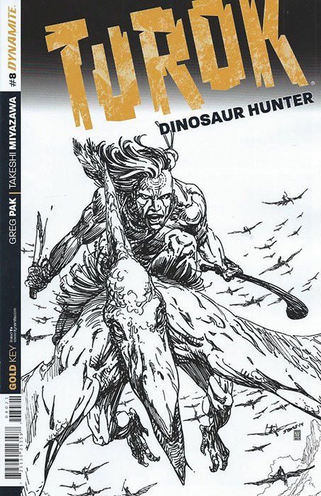 Turok Dinosaur Hunter (2014) #8 (1:10 Sears B&W Variant)