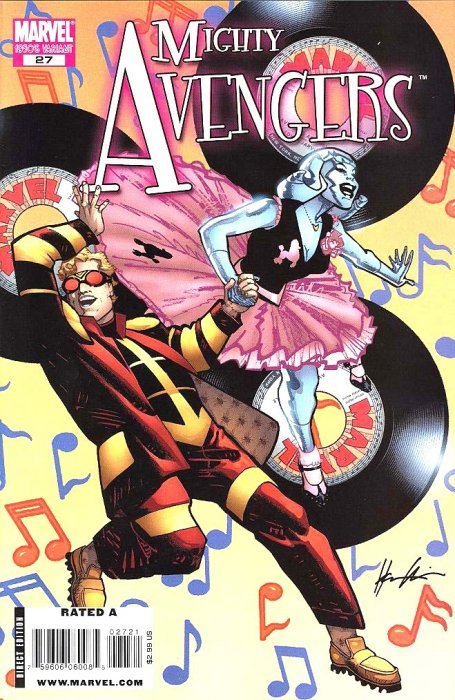 Mighty Avengers (2007) #27 (1:10 Chaykin 50's Decades Variant)