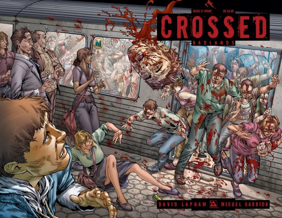 Crossed Badlands (2012) #21 (Wrap Cover)