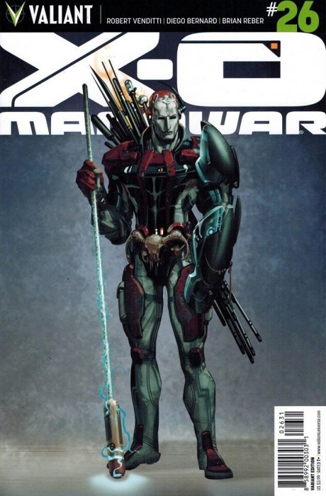 X-O Manowar (2012) #26 (1:10 Variant Crain)