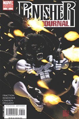 Punisher: War Journal (2006) #23 (Monkey Variant)