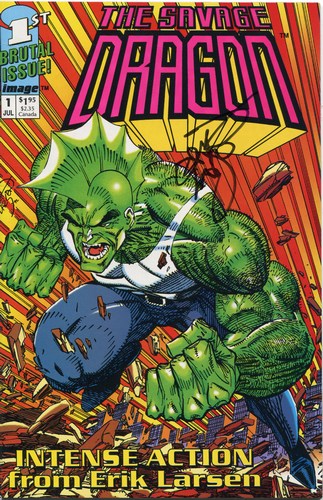 Savage Dragon (1993) #1 (Signed by Erik Larsen)