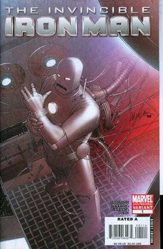 Invincible Iron Man (2008) #1 (2nd Print Larroca Variant)