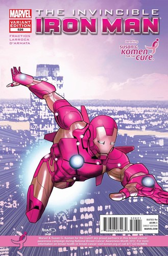 Invincible Iron Man (2008) #526 (Komen Variant)