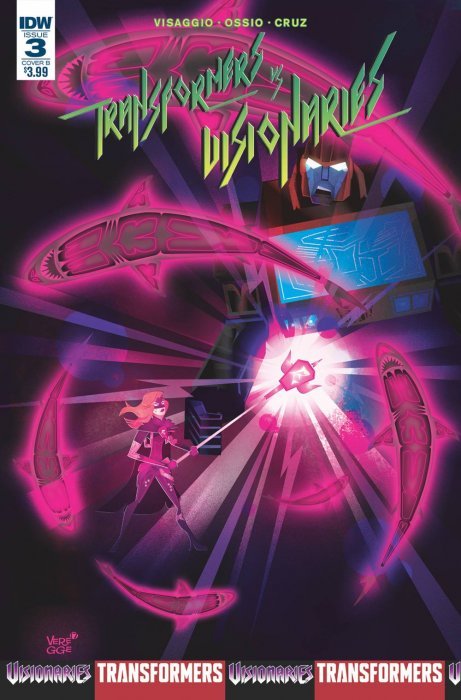 Transformers Vs The Visionairies (2017) #3 (Cover B Veregge)