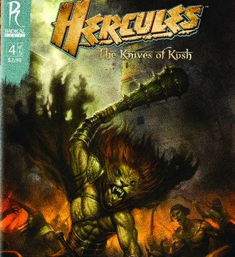 Hercules: Knives of Kush (2009) #4 (A Cover Langley)