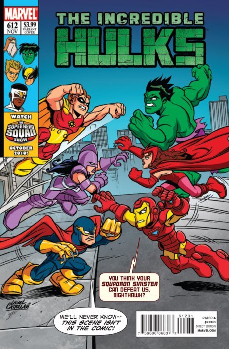 Incredible Hulks (2010) #612 (SHS Variant)