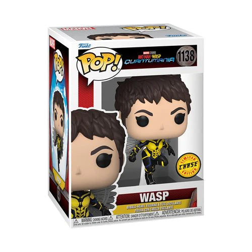 Ant-Man and the Wasp: Quantumania Wasp Pop! Vinyl Figure (Unmasked Chase Variant)