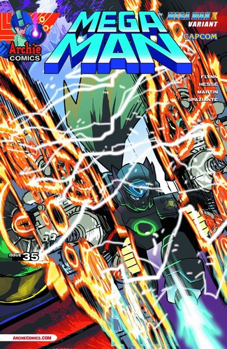 Mega Man (2011) #35 (Mega Man X Variant Cover)