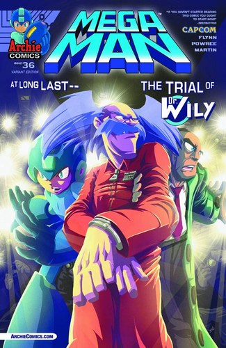 Mega Man (2011) #36 (Trial Of Dr Wily Variant)