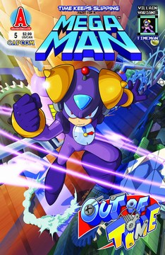Mega Man (2011) #5 (Spaz Villain Variant Cover)
