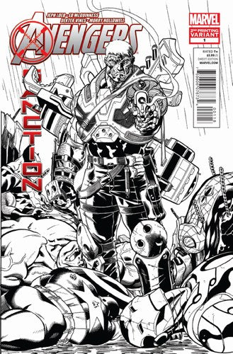 Avengers: X-Sanction (2011) #1 (2nd Print Variant B)