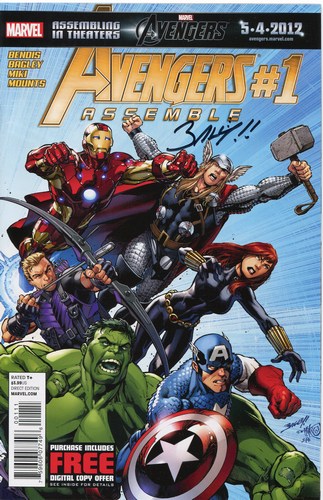 Avengers Assemble (2012) #1 (Signed by Mark Bagley)