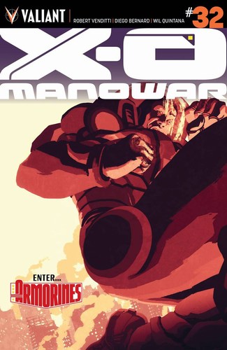 X-O Manowar (2012) #32 (Variant A Interlocking Allen)