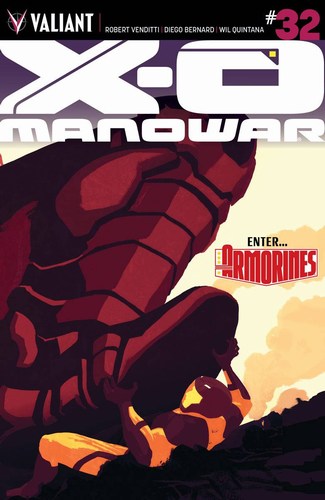 X-O Manowar (2012) #32 (Variant B Interlocking Allen)