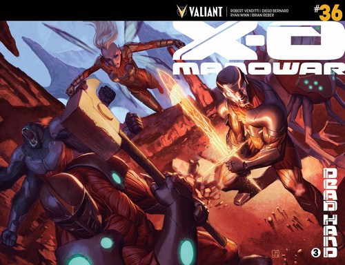 X-O Manowar (2012) #36 (Cover B Wraparound Molina)