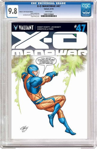 X-O Manowar (2012) #47 (Cover D CGC Replica Henry (New Arc)