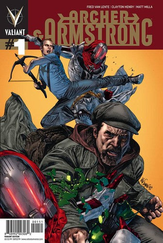 Archer & Armstrong (2012) #1 (1:100 Gold Logo Variant Cover)