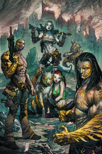 Cyber Force (2012) #6 (Cover D 1:10 Silvestri B&W Variant)
