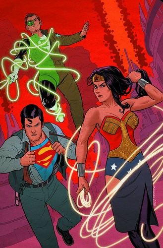 Superman/Wonder Woman (2013) #21 (Green Lantern 75 Variant)
