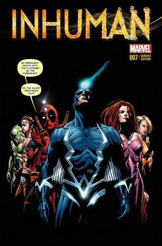 Inhuman (2014) #7 (1:25 Deadpool 75th Anniversary Variant)