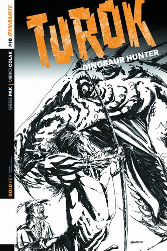Turok Dinosaur Hunter (2014) #10 (1:10 Sears B&W Variant)