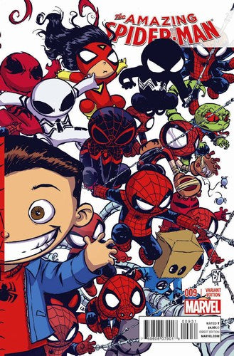 Amazing Spider-Man (2014) #9 (Young Interlocking B Variant)