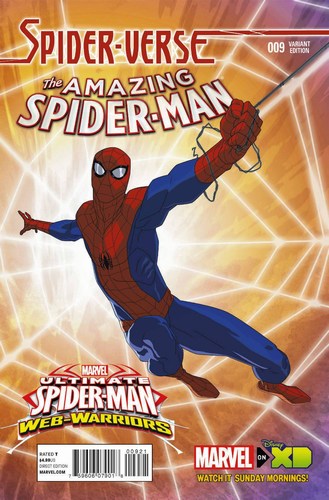 Amazing Spider-Man (2014) #9 (1:25 Marvel Animation Spider-Verse Variant)