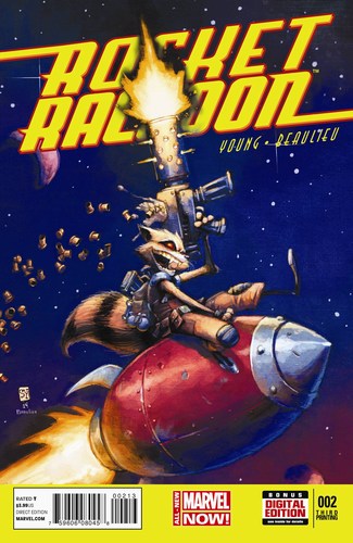 Rocket Raccoon (2014) #2 (3rd Print Young Variant)