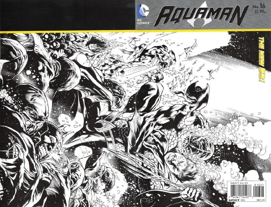 Aquaman (2011) #16 (1:25 Barrows Sketch Variant)