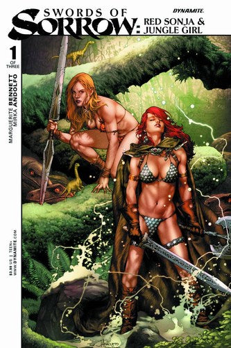 Swords of Sorrow Red Sonja Jungle Girl (2015) #1 (Cover A Anacleto)