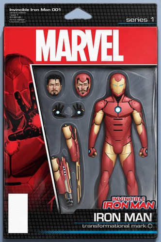 Invincible Iron Man (2015) #1 (Action Figure Variant)