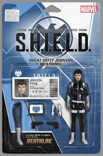 Quake SHIELD 50th Anniversary (2015) #1 (Action Figure Variant)