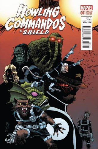 Howling Commandos of SHIELD (2015) #1 (1:25 Shalvey Variant)