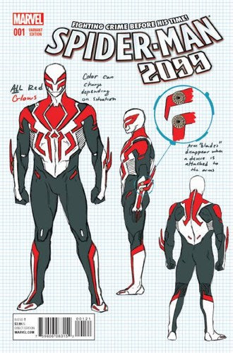 Spider-Man 2099 (2015) #1 (1:20 Anka Design Variant)