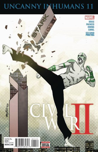 Uncanny Inhumans Volume 2 (2015) #11 (Pacheco 2nd Print Variant)