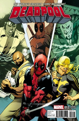 Deadpool (2015) #13 (Stevens Power Man And Iron Fist Variant)