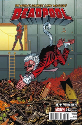 Deadpool (2015) #13 (1:25 Add Hit Monkey Variant)