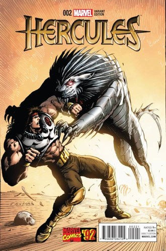 Hercules (2015) #2 (1:20 Texiera Marvel 92 Variant)