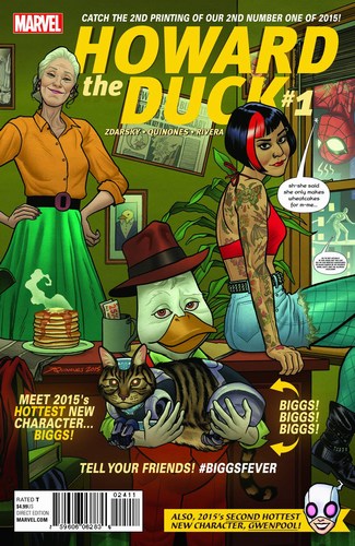 Howard the Duck Volume 2 (2015) #1 (Quinones 2nd Print Variant)
