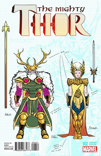 Mighty Thor (2015) #2 (1:20 Dauterman Design Variant)