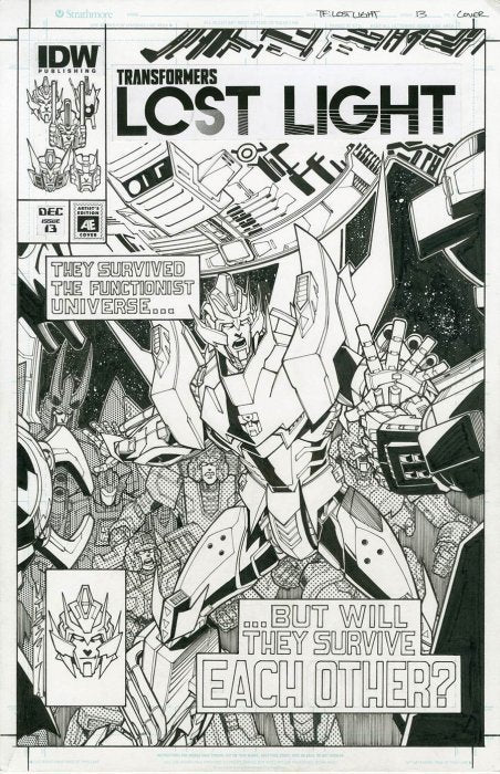 Transformers Lost Light (2016) #13 (Cover C Artist Ed Milne)