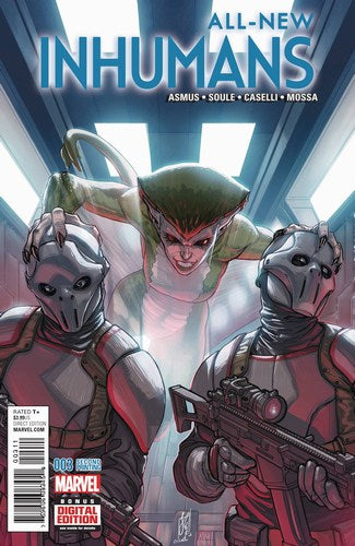 All New Inhumans (2015) #3 (Caselli 2nd Print Variant)