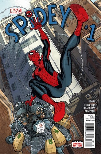 Spidey (2015) #1 (Bradshaw 2nd Print Variant)