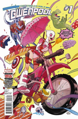 Gwenpool (2016) #1 (Gurihiru 2nd Print Variant)