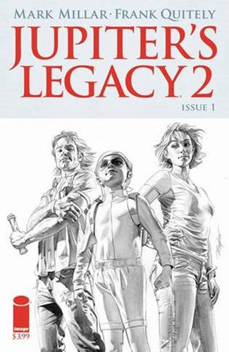 Jupiters Legacy Volume 2 (2016) #1 (1:50 Cover F Mayhew B&W Variant)