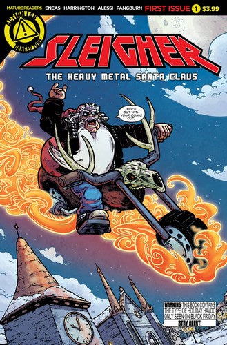 Sleigher Heavy Metal Santa Claus (2016) #1 (Cover A Eneas)